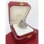 Комплект Panthere De Cartier (серьги кисти с камнями, кольцо)