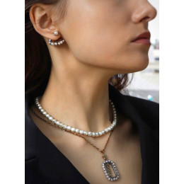 Серьги Ja Dior c жемчугом