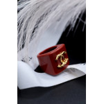 Комплект Chanel керамика (серьги, кольцо)