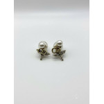 Серьги Dior шарики с мухами