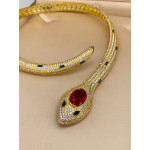 Колье змея Bvlgari Serpenti под желтое золото