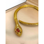 Колье змея Bvlgari Serpenti под желтое золото