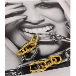 Серьги Balenciaga цепи