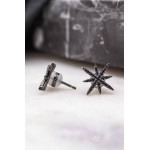 Серьги Apm Monaco Meteorites черные