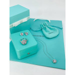 Комплект Tiffany (серьги, кольцо, кулон)