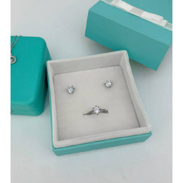 Комплект Tiffany классический (серьги, кольцо)