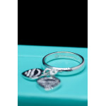 Кольцо Return To Tiffany белое с красным