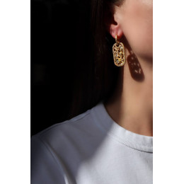 Серьги Versace 2 в 1