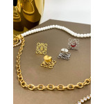 Серьги Loewe Серебристые, Золотистые