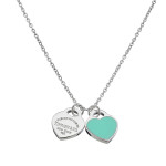 Кулон Return To Tiffany с зеленым сердцем