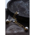 Серьги Valentino с жемчугом, длинные