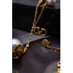 Серьги Valentino с жемчугом, длинные