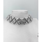 Колье Чокер Chanel с жемчугом