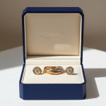 Комплект Cartier Trinity (серьги и кольцо)
