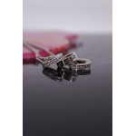 Кулон Cartier LOVE белый классический с камнями