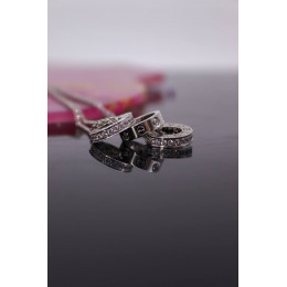 Кулон Cartier LOVE белый классический с камнями