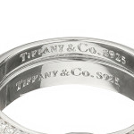 Кольцо Tiffany Setting белое крупное с камнями