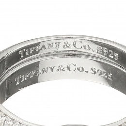 Кольцо Tiffany Setting белое крупное с камнями