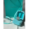 Кольцо Tiffany Victoria белое широкое с камнями