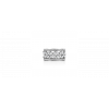 Кольцо Tiffany Victoria белое широкое с камнями