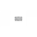 Кольцо Tiffany Victoria белое широкое с камнями