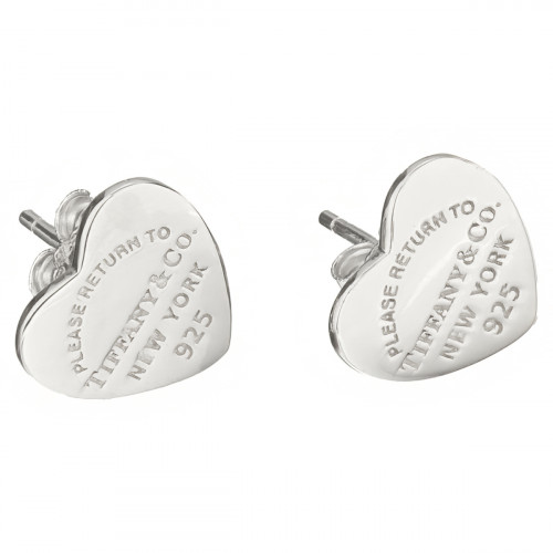 Серьги Return To Tiffany белые широкие