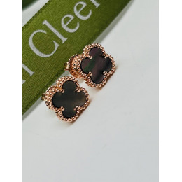 Комплект Van Cleef and Arpels серый перламутр