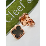 Комплект Van Cleef and Arpels серый перламутр