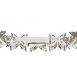 Браслет Tiffany  белый с камнями