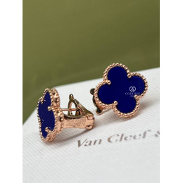 Серьги Van Cleef and Arpels синие