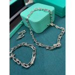 Комплект Tiffany цепи с цирконами