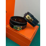 Браслет Hermes широкий кожа