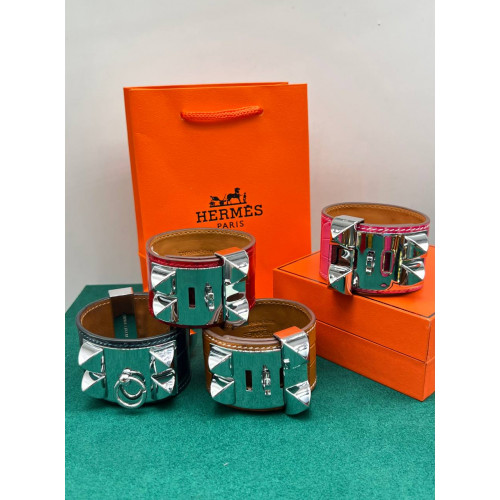 Браслет Hermes широкий с шипами