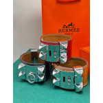 Браслет Hermes широкий с шипами