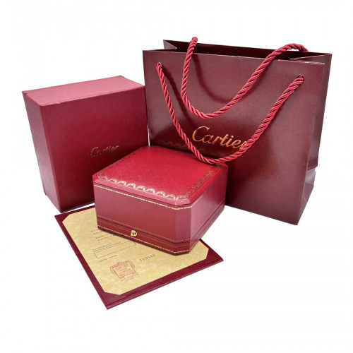 Упаковка Cartier под кольцо (белая кожа)