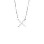 Кулон Tiffany Victoria белый с камнями