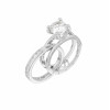 Кольцо BVLGARI B.Zero1 два в одном (серебро 925)