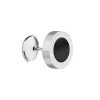 Серьги BVLGARI B.zero1 черные в белом BVL-24А4