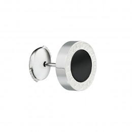 Серьги BVLGARI B.zero1 черные в белом BVL-24А4