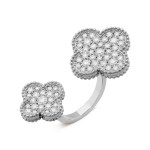 Кольцо Cleef and Arpels full diamond
