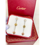 Серьги Cartier LOVE гвоздики желтые