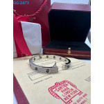Браслет Cartier Love VGOLD белый классический с керамикой