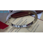 Браслет Cartier Love VGOLD белый классический с керамикой