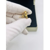 Серьги Van Cleef гвоздики черные в желтом