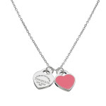 Кулон Return To Tiffany с розовым сердцем