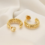 Серьги Cartier Clash жёлтые
