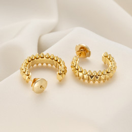 Серьги Cartier Clash жёлтые