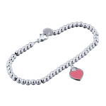Браслет Return to Tiffany с розовым сердцем