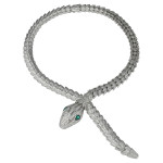 Колье змея Bvlgari Serpenti