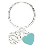 Кольцо Return To Tiffany белое с голубым